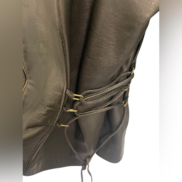 Black leather jacket danier - Picture 3 of 4